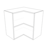 24x24" Wide x 24" High Corner Wall Cabinet - Thermofoil Doors