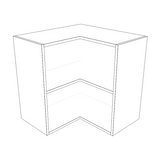 24x24" Wide x 24" High Corner Wall Cabinet - Painted Doors