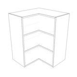 24x24" Wide x 30" High Corner Wall Cabinet - Thermofoil Doors