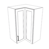 24x24" Wide x 36" High Corner Wall Cabinet - Thermofoil Doors