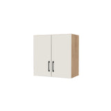 24" Wide x 24" High Fridge/Stove Cabinet - (Hardrock Maple Melamine Boxes - Flat Panel Doors)