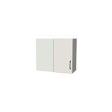 28" Wide 24" High Blind Corner Wall Cabinet - Door on Right/Left Side - (White Melamine Boxes - Flat Panel Doors)