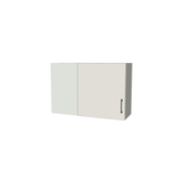 36" Wide 24" High Blind Corner Wall Cabinet - Door on Right/Left Side - (White Melamine Boxes - Flat Panel Doors)