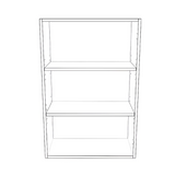 24" Wide x 36" High Wall Cabinet - Thermofoil Doors