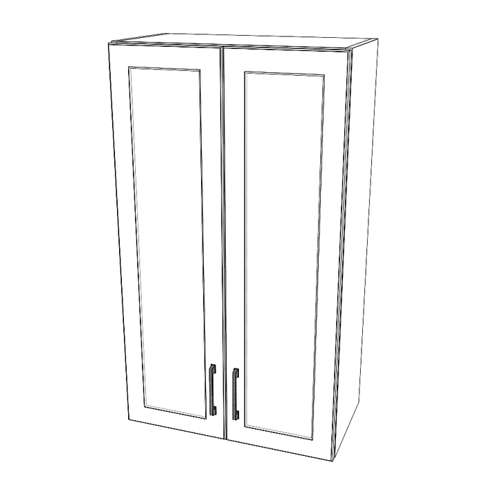 24" Wide x 42" High Wall Cabinet - Thermofoil Doors