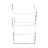 24" Wide x 42" High Wall Cabinet - Thermofoil Doors