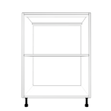 25" Wide Base Cabinet - Painted Doors