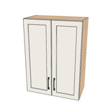 25" Wide x 34" High Wall Cabinet - (Ply Wood Boxes - Painted Doors)