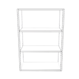 25" Wide x 36" High Wall Cabinet - Painted Doors