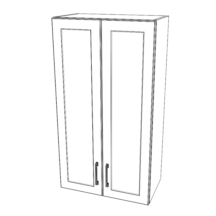 25" Wide x 42" High Wall Cabinet - Thermofoil Doors