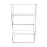 25" Wide x 42" High Wall Cabinet - Painted Doors