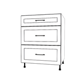 26" Wide Drawer Cabinet - Thermofoil Doors