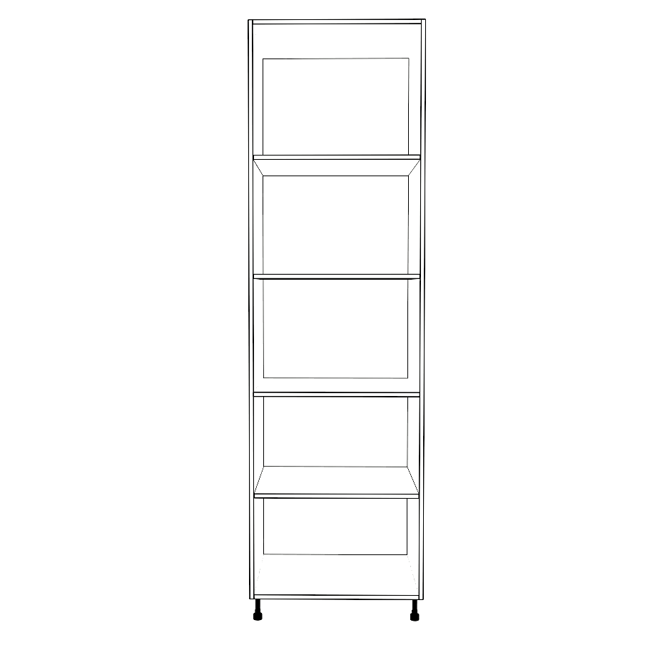 26" Wide Tall Pantry Cabinet - Thermofoil Doors