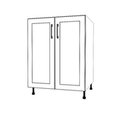 26" Wide Base Cabinet - Painted Doors