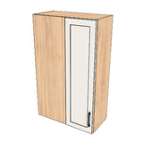 26" Wide 42" High Blind Corner Wall Cabinet - Door on Right/Left Side - (Hardrock Maple Melamine Boxes - Thermofoil Doors)