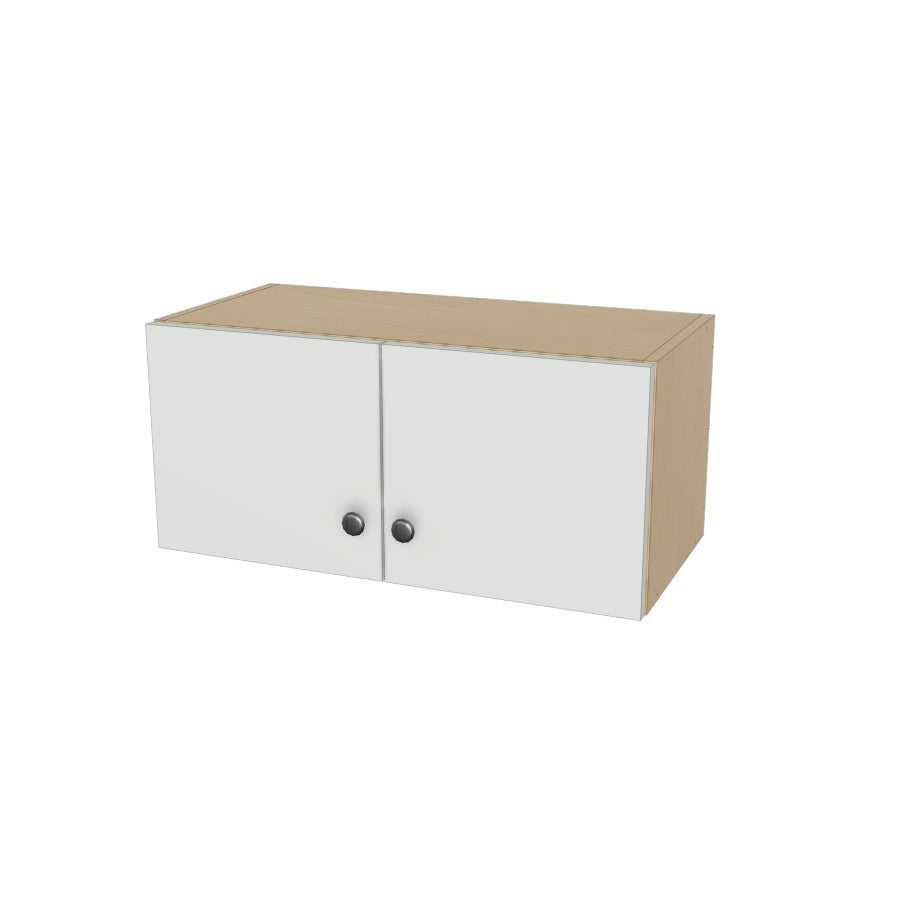 26" Wide x 12" High Wall Cabinet - (Ply Wood Boxes - Flat Panel Doors)