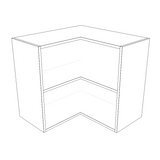 26x26" Wide x 24" High Corner Wall Cabinet - Thermofoil Doors