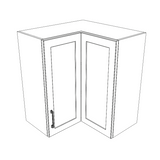 26x26" Wide x 30" High Corner Wall Cabinet - Painted Doors