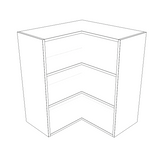 26x26" Wide x 30" High Corner Wall Cabinet - Painted Doors