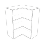 26x26" Wide x 34" High Corner Wall Cabinet - Thermofoil Doors