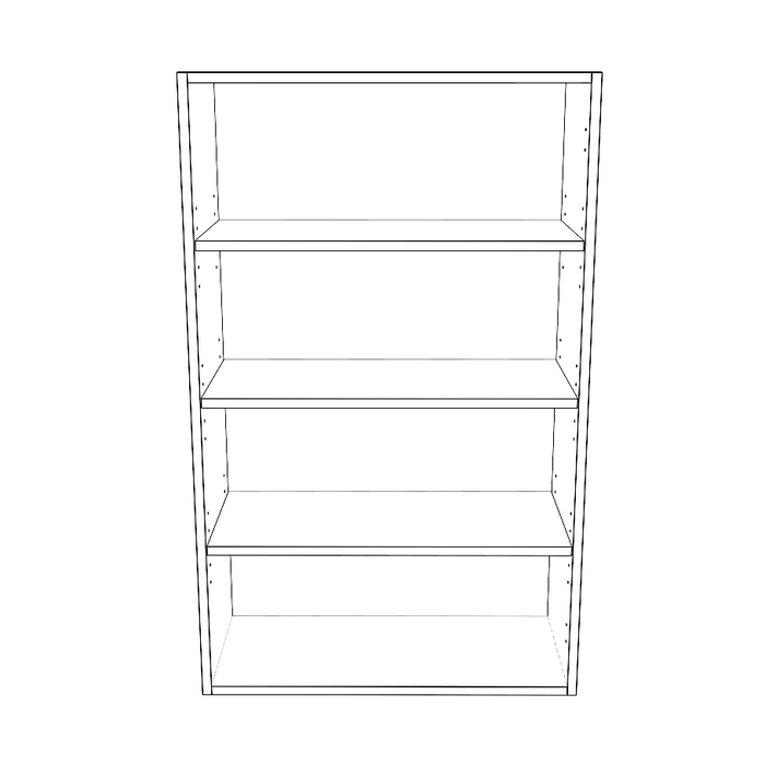 26" Wide x 42" High Wall Cabinet - Thermofoil Doors