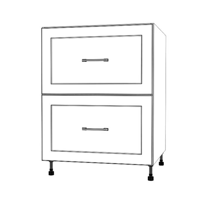 27" Wide Drawer Cabinet - Painted Doors