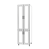 27" Wide Tall Pantry Cabinet - Painted Doors