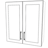 27" Wide x 30" High Wall Cabinet - Painted Doors