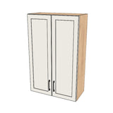 27" Wide x 42" High Wall Cabinet - (Ply Wood Boxes - Painted Doors)