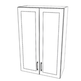 27" Wide x 42" High Wall Cabinet - Painted Doors