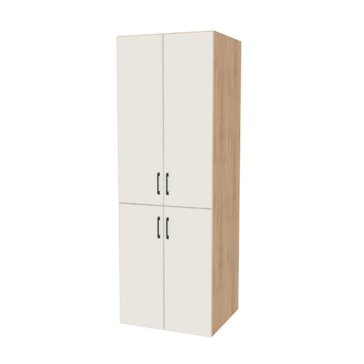 28" Wide Tall Pantry Cabinet - (Ply Wood Boxes - Flat Panel Doors) 24 D
