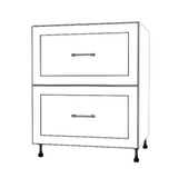 28" Wide Drawer Cabinet - Painted Doors