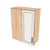 28" Wide 36" High Blind Corner Wall Cabinet - Door on Right/Left Side - (Hardrock Maple Melamine Boxes - Painted Doors)