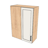 28" Wide 38" High Blind Corner Wall Cabinet - Door on Right/Left Side - (Hardrock Maple Melamine Boxes - Painted Doors)