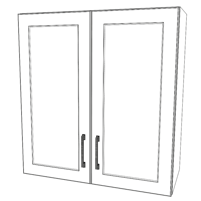 28" Wide x 30" High Wall Cabinet - Painted Doors