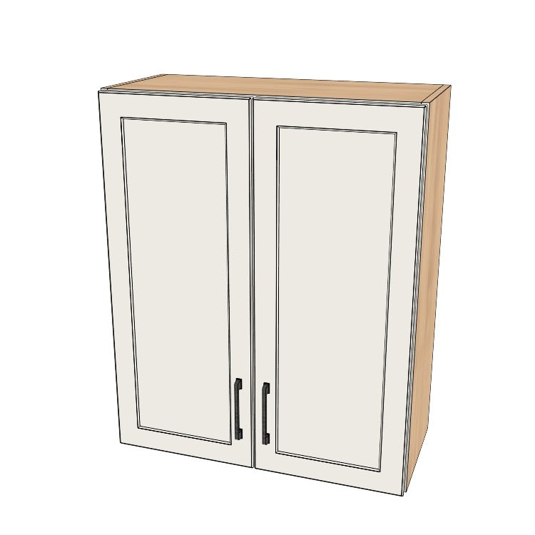 28" Wide x 34" High Wall Cabinet - (Ply Wood Boxes - Painted Doors)