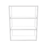 28" Wide x 36" High Wall Cabinet - Thermofoil Doors