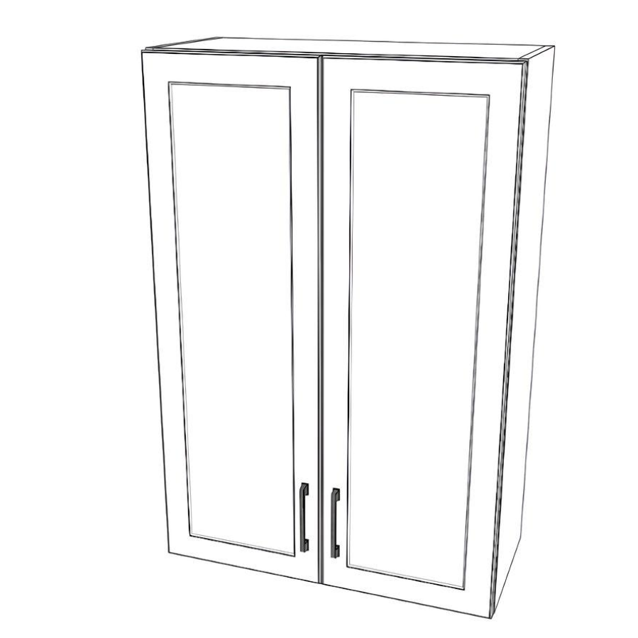 28" Wide x 42" High Wall Cabinet - Thermofoil Doors