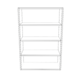 28" Wide x 42" High Wall Cabinet - Thermofoil Doors