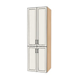 28" Wide Tall Pantry Cabinet - (Ply Wood Boxes - Thermofoil Doors) 24 D