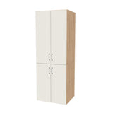 29" Wide Tall Pantry Cabinet - (Ply Wood Boxes - Flat Panel Doors) 24 D