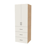 29" Wide Tall Pantry Cabinet with Drawer - (Ply Wood Boxes - Flat Panel Doors) 24 D
