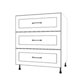 29" Wide Drawer Cabinet - Thermofoil Doors