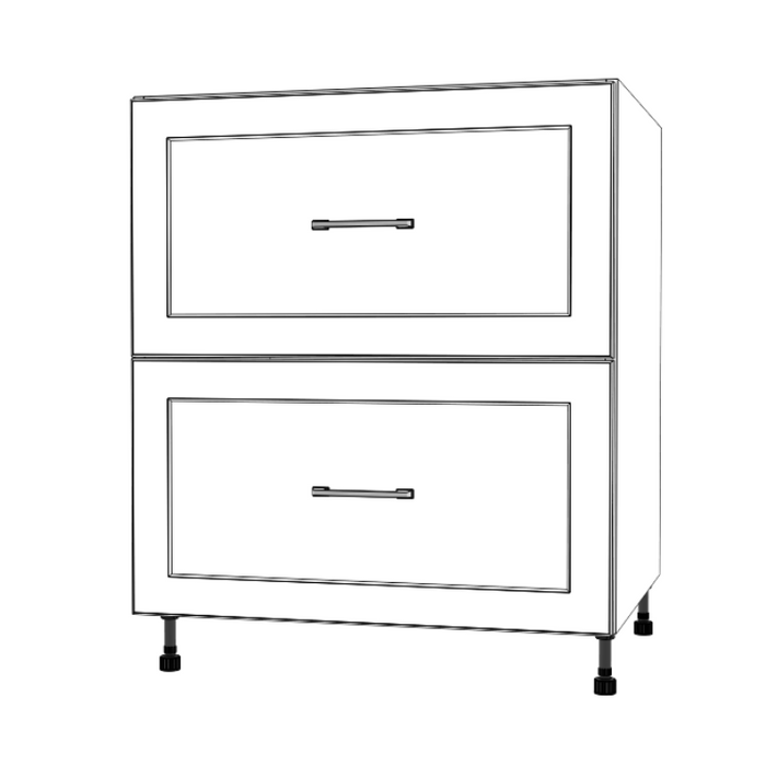 29" Wide Drawer Cabinet - Painted Doors