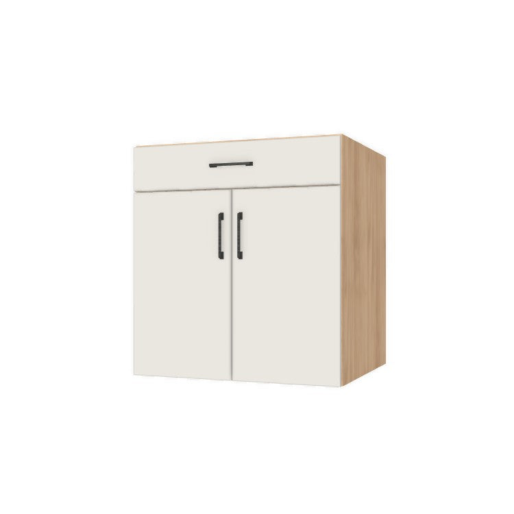 29" Wide Base Cabinet With Drawer On Top - (Ply Wood Boxes - Flat Panel Doors)