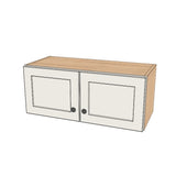 29" Wide x 12" High Wall Cabinet - (Hardrock Maple Boxes - Painted Doors)