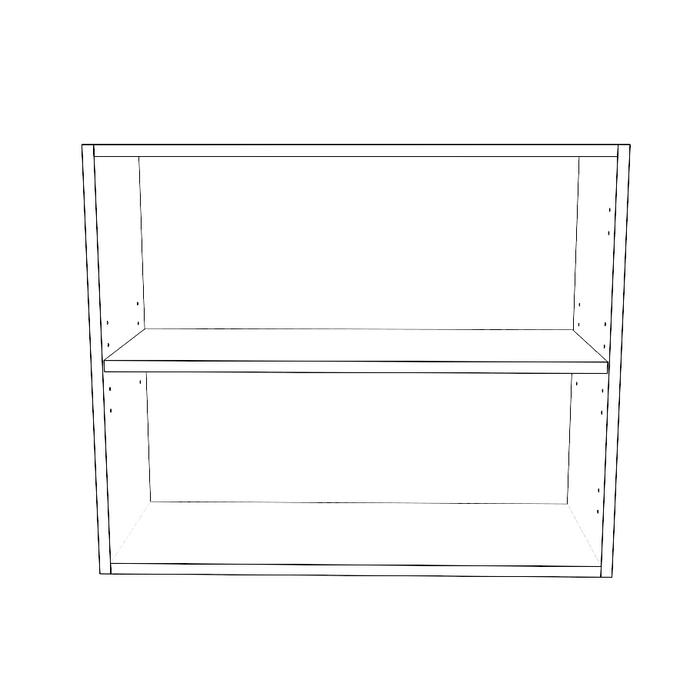 29" Wide x 24" High Wall Cabinet - Thermofoil Doors