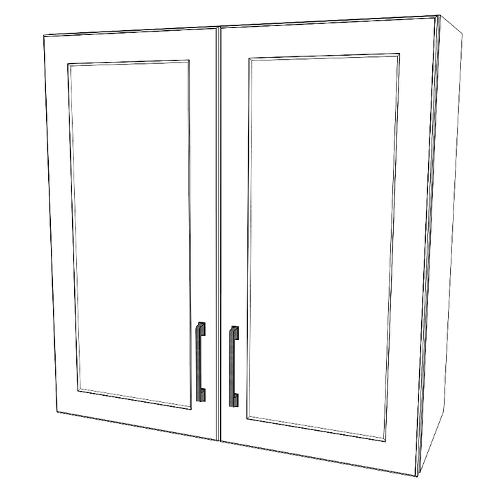 29" Wide x 30" High Wall Cabinet - Painted Doors