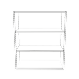 29" Wide x 34" High Wall Cabinet - Thermofoil Doors