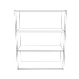 29" Wide x 36" High Wall Cabinet - Thermofoil Doors